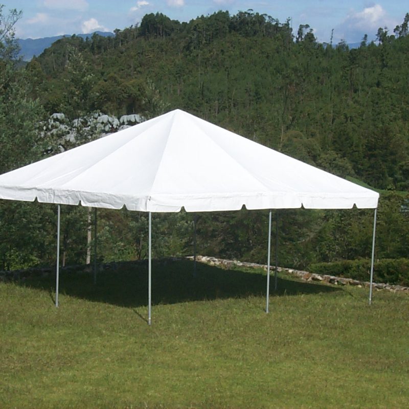 20x20-frame tent